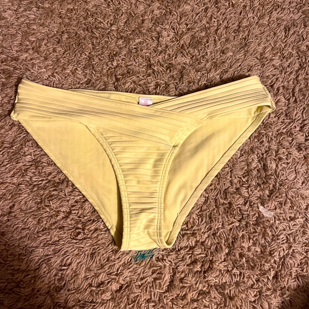Yellow bikini bottom